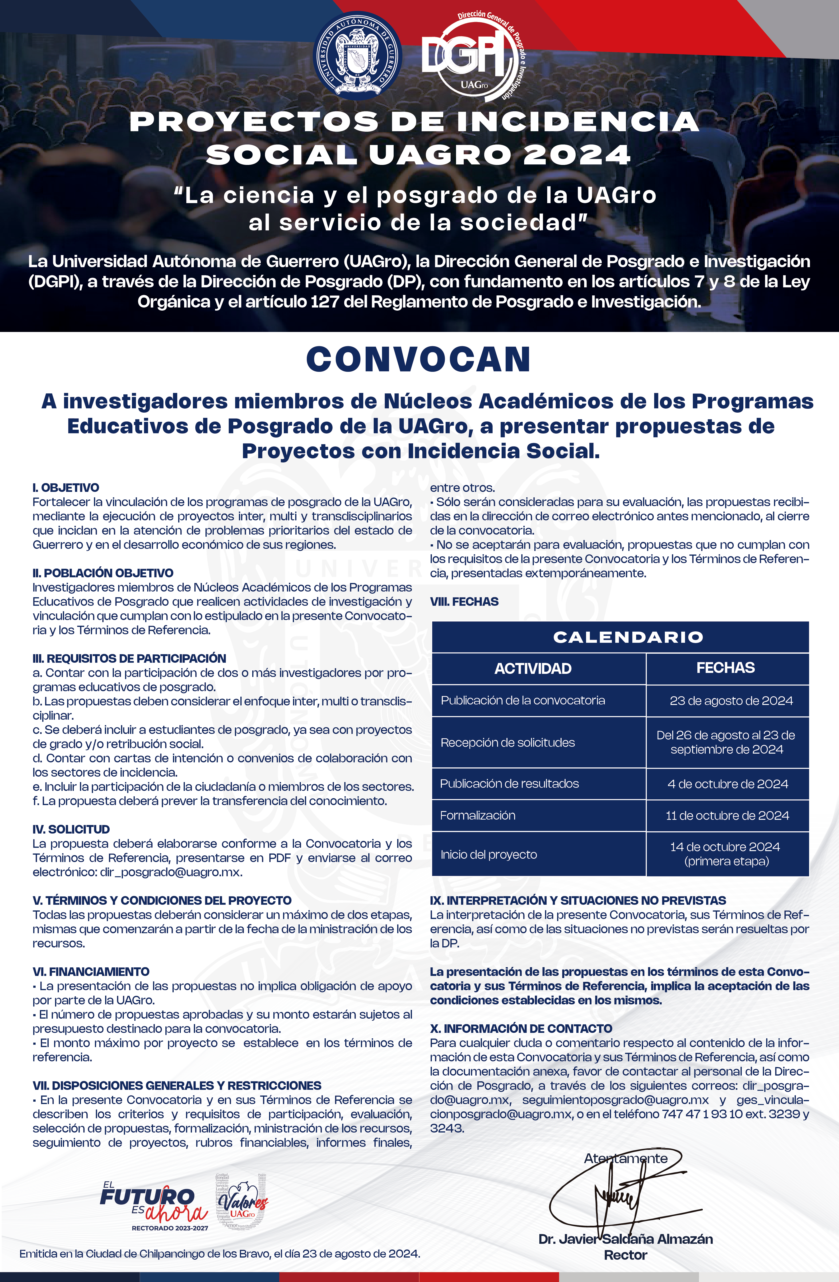 convocatoria